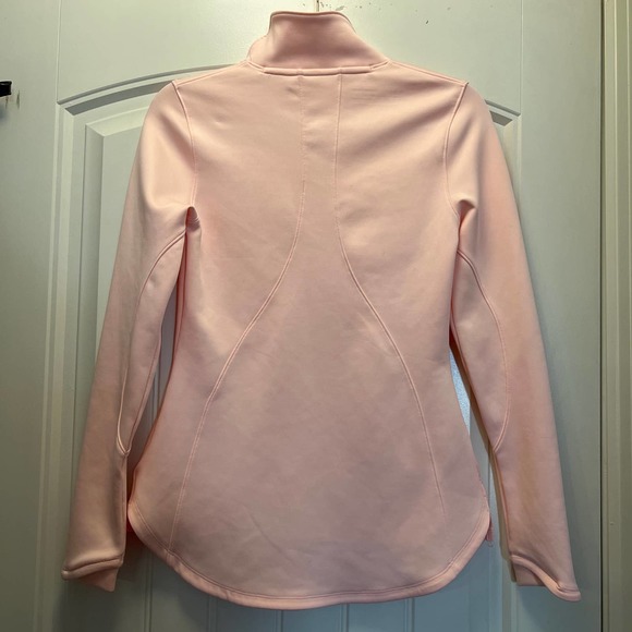 Under Armour Fitted Coldgear Women's‎ Long Sleeve Pullover Top Size XS Pink - Picture 6 of 7